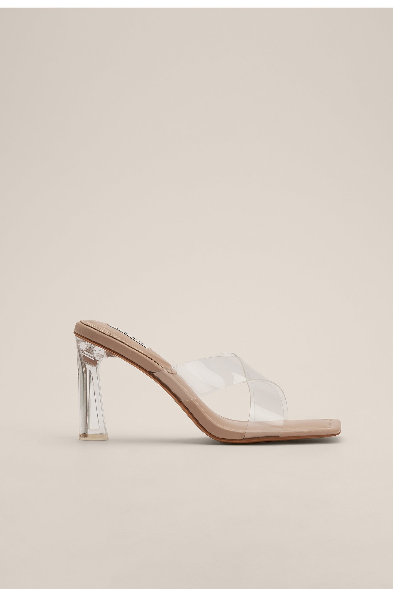 Transparent Heeled Ladies Slippers - White | Konga Online Shopping